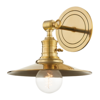 Hudson Valley Lighting Garden City 1 Light 9.5 inch Wall Sconce Wall Light