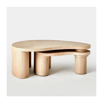 Global Views Casita Natural Oak Cocktail Table by Ashley Childers