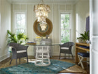 Universal Furniture Coastal Living Round Dining Table with Glass Top