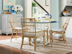 Universal Furniture Coastal Living Round Dining Table with Glass Top
