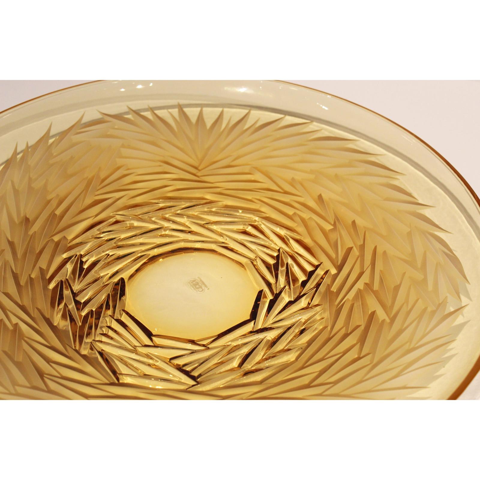 Maitland Smith Large Crystal Serving Dish