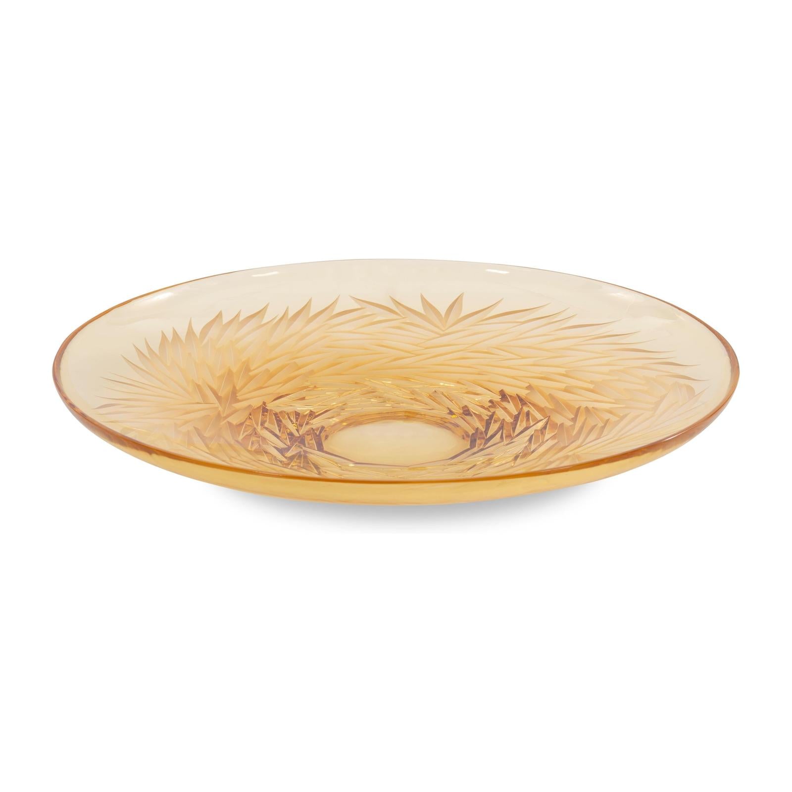 Maitland Smith Large Crystal Serving Dish