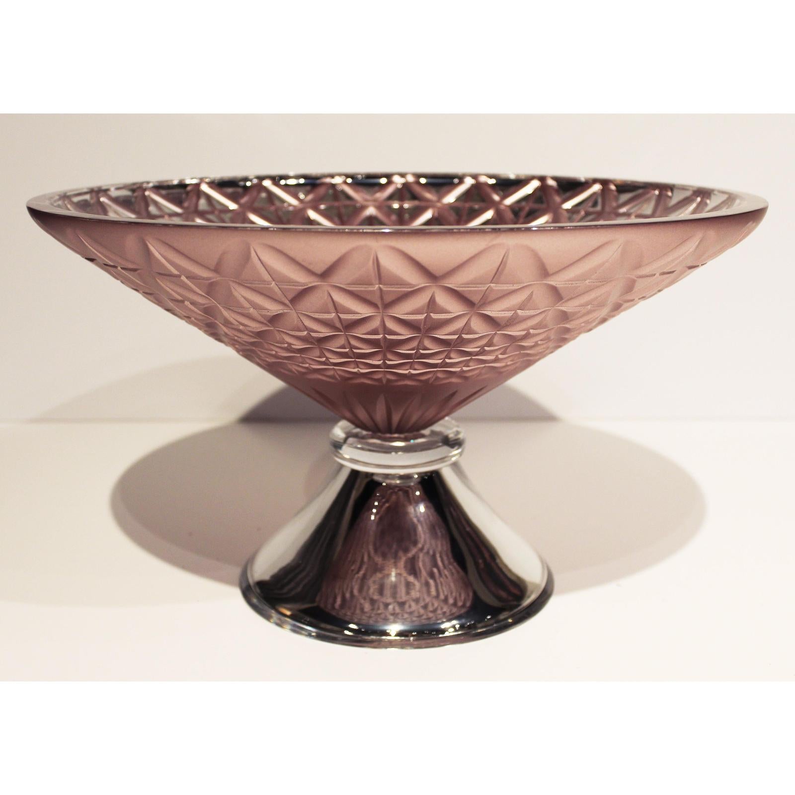 Maitland Smith Crystal Center Table Bowl