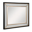 Maitland Smith Painted Glass Mirror With Gold Details