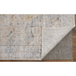 Feizy Pasha 39M5F Transitional Medallion in Ivory/Taupe/Blue