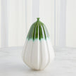 Global Views Emerald Furrow Vase