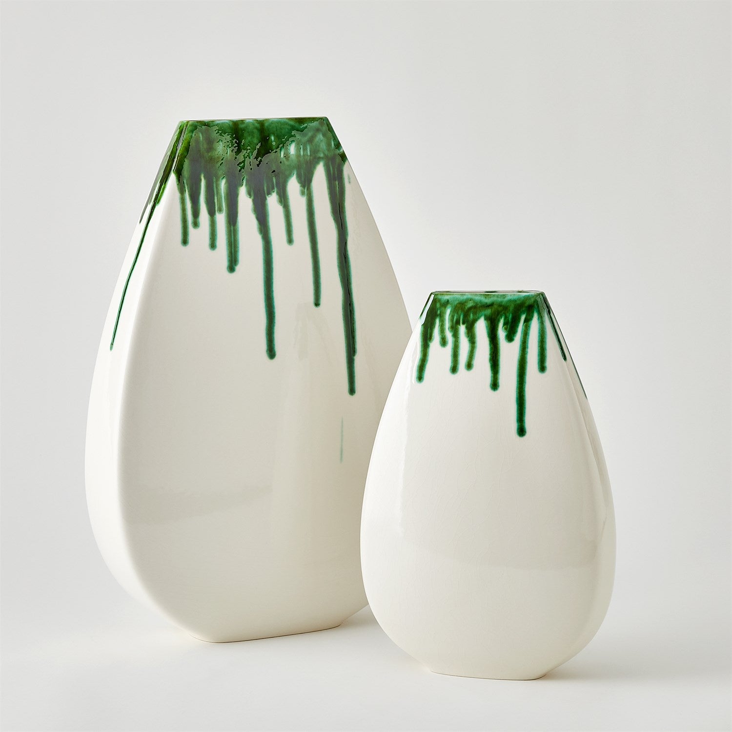 Global Views Emerald Giant Teardrop Vase
