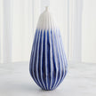 Global Views Cobalt Furrow Vase