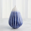 Global Views Cobalt Furrow Vase