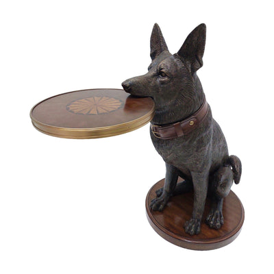 Maitland Smith German Shepherd Accent Table