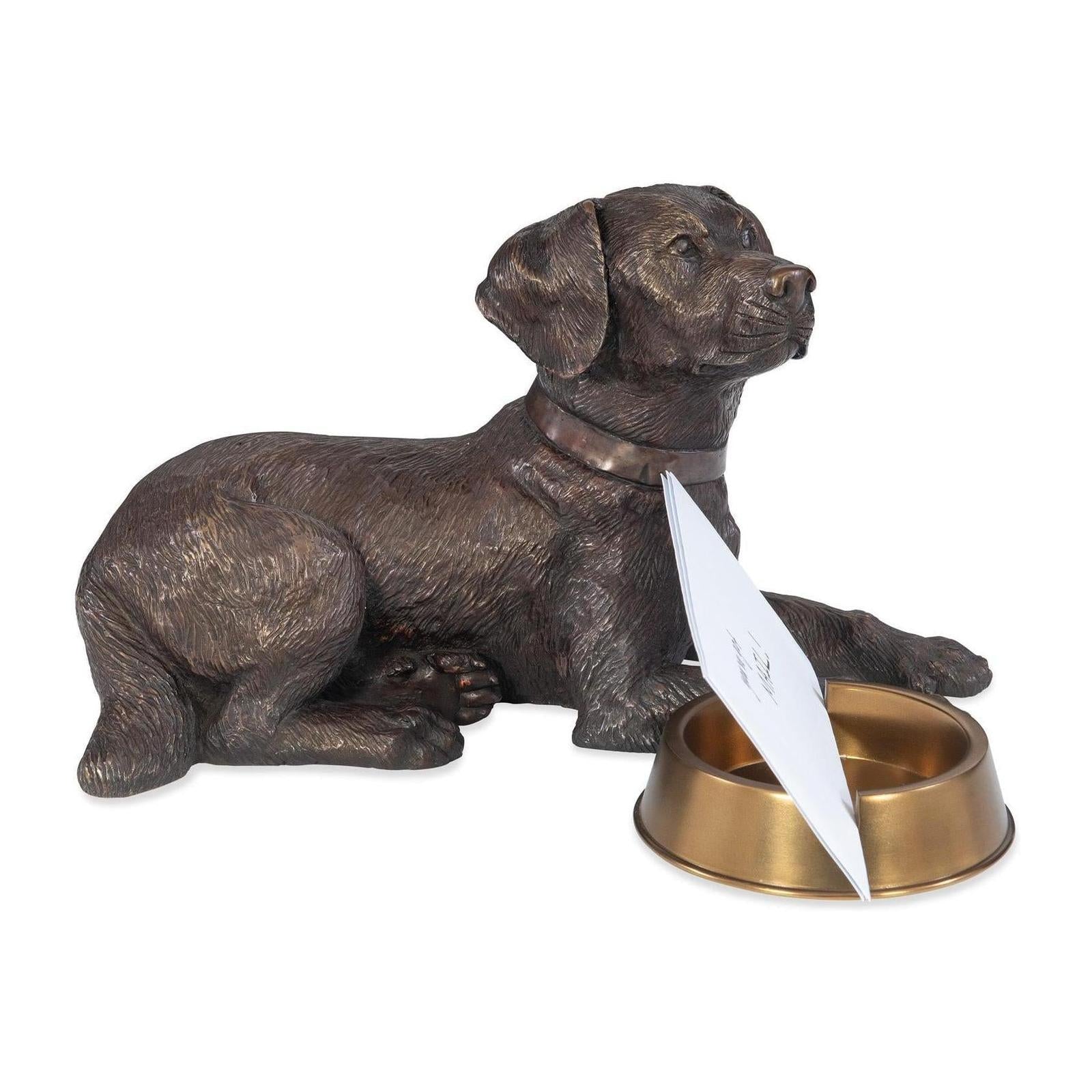 Maitland Smith Labrador Card Holder