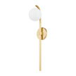 Hudson Valley Lighting Laval 1 Light 4.75 inch Aged Brass Wall Sconce Wall Light