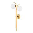 Hudson Valley Lighting Laval 2 Light 10.5 inch Aged Brass Wall Sconce Wall Light