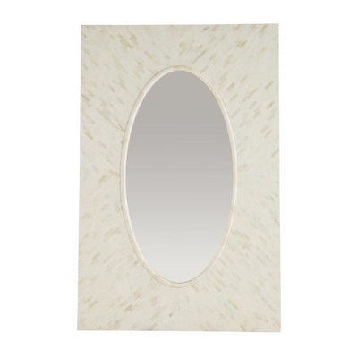 Maitland Smith Large Bone Mirror