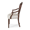 Maitland Smith Heart Arm Chair Pearl