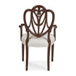 Maitland Smith Heart Arm Chair Pearl