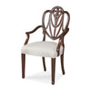 Maitland Smith Heart Arm Chair Pearl