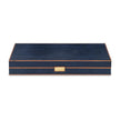 Maitland Smith Navy Leather Game Board