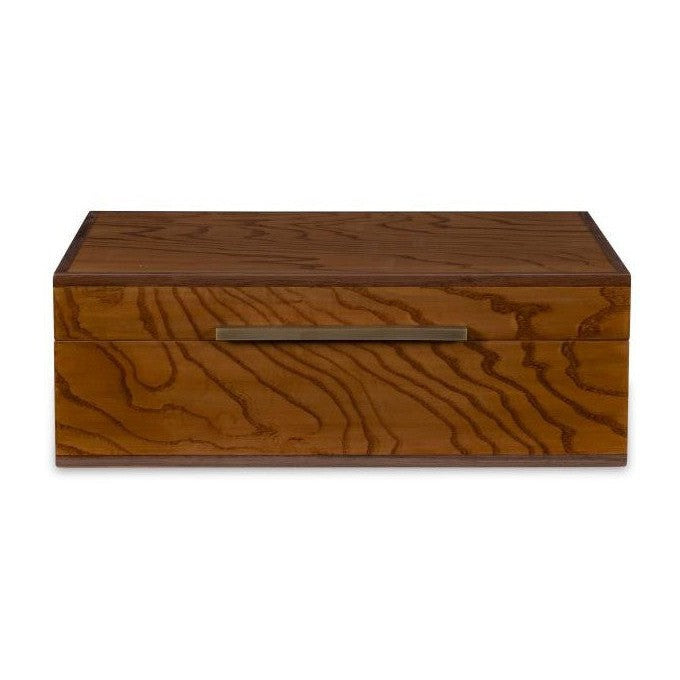 Maitland Smith Walnut And Brass Box