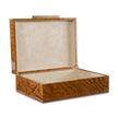 Maitland Smith Walnut And Brass Box