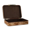 Maitland Smith Bleached Walnut Burl Box