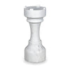 Maitland Smith White Chess Table Castle