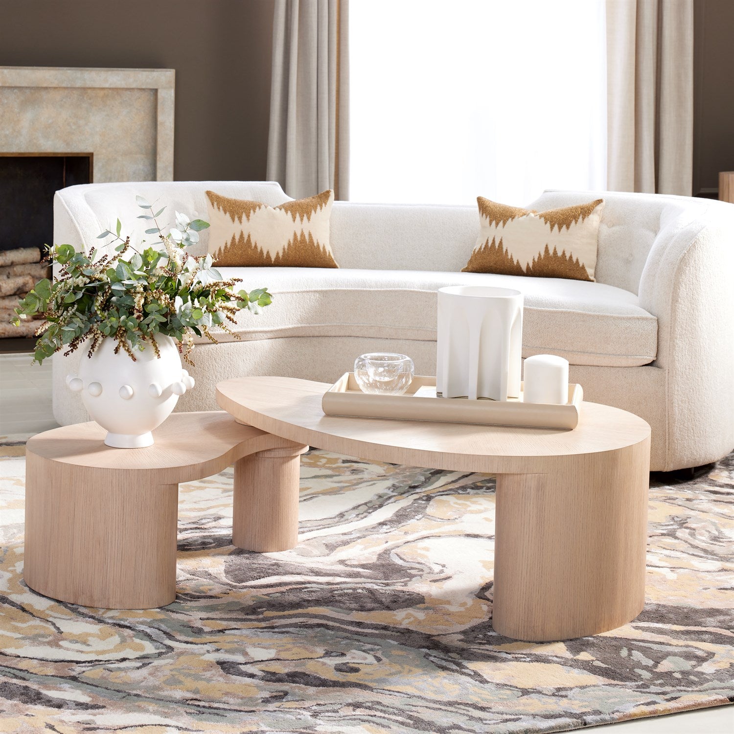 Global Views Casita Natural Oak Cocktail Table by Ashley Childers