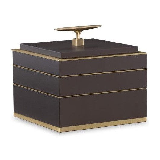 Maitland Smith Brown Compartment Box