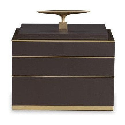 Maitland Smith Brown Compartment Box