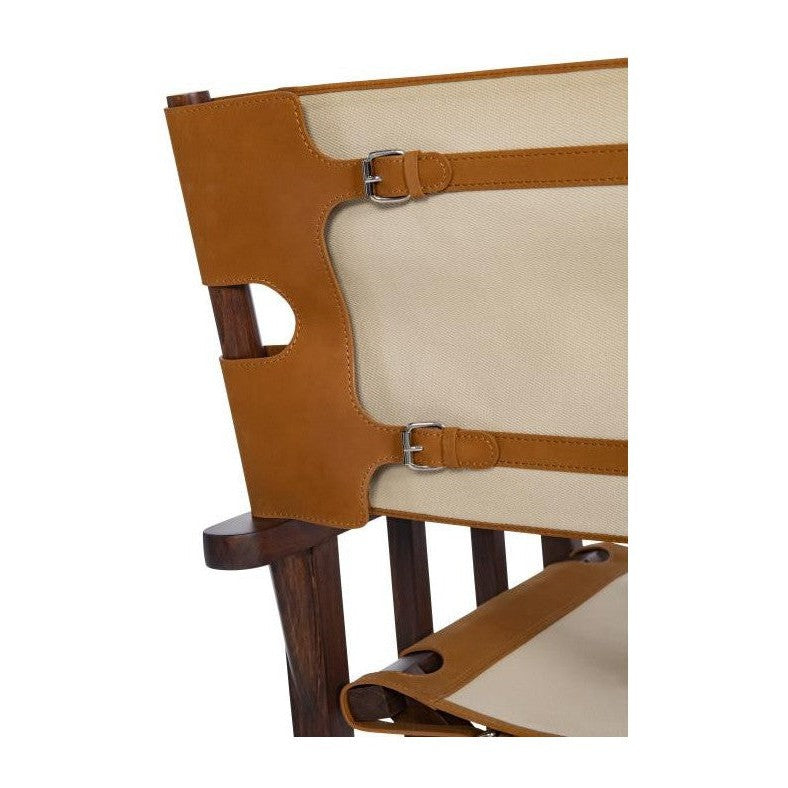 Maitland Smith Felix Camp Chair Cream