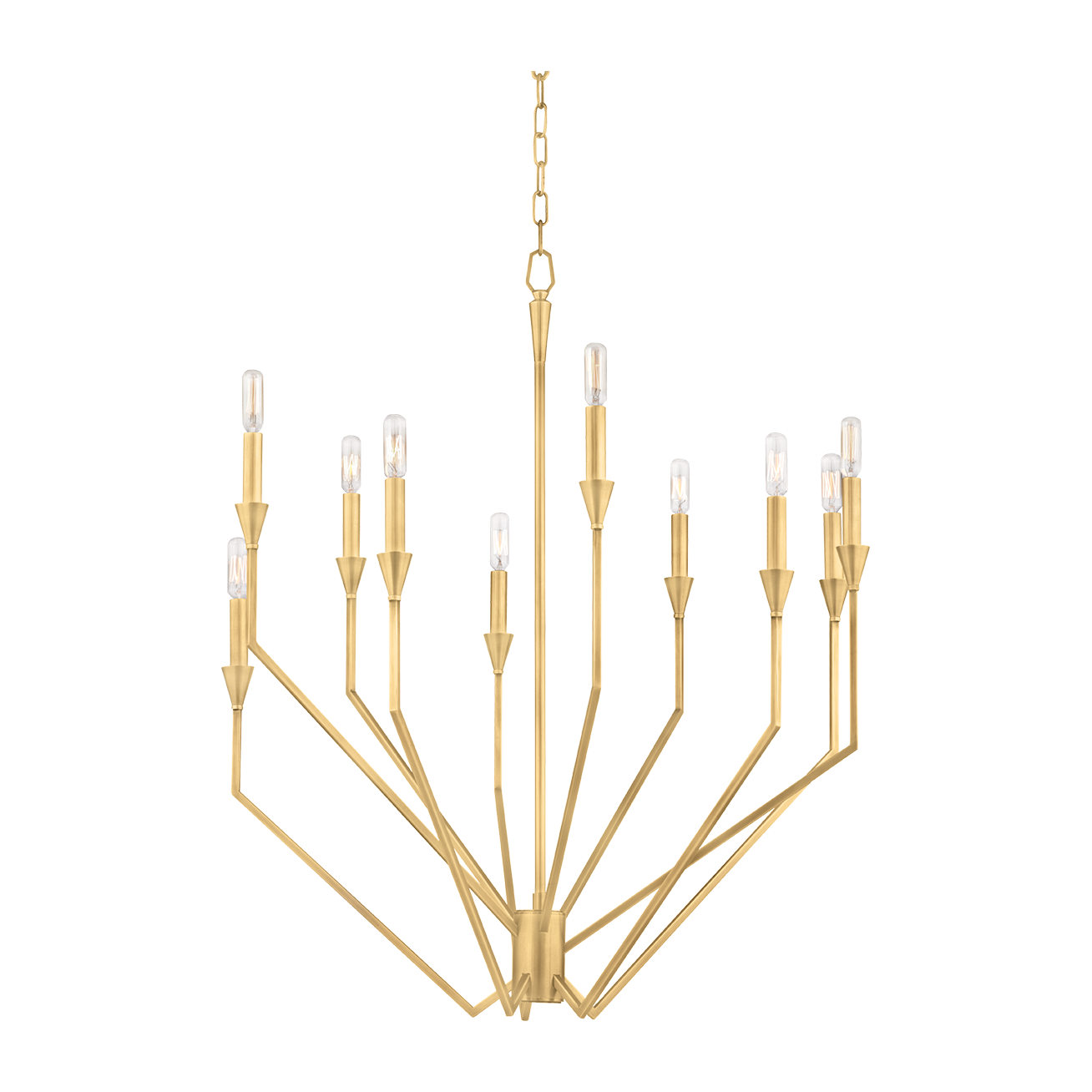 Hudson Valley Lighting Archie 10 Light 30 inch Chandelier Ceiling Light