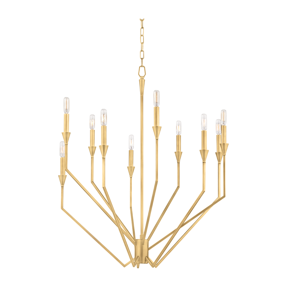 Hudson Valley Lighting Archie 10 Light 30 inch Chandelier Ceiling Light