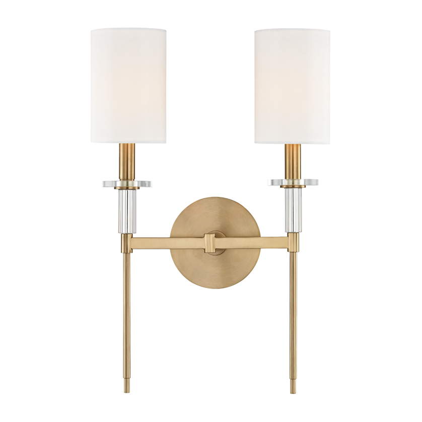 Hudson Valley Lighting Amherst 2 Light 13 inch Wall Sconce Wall Light
