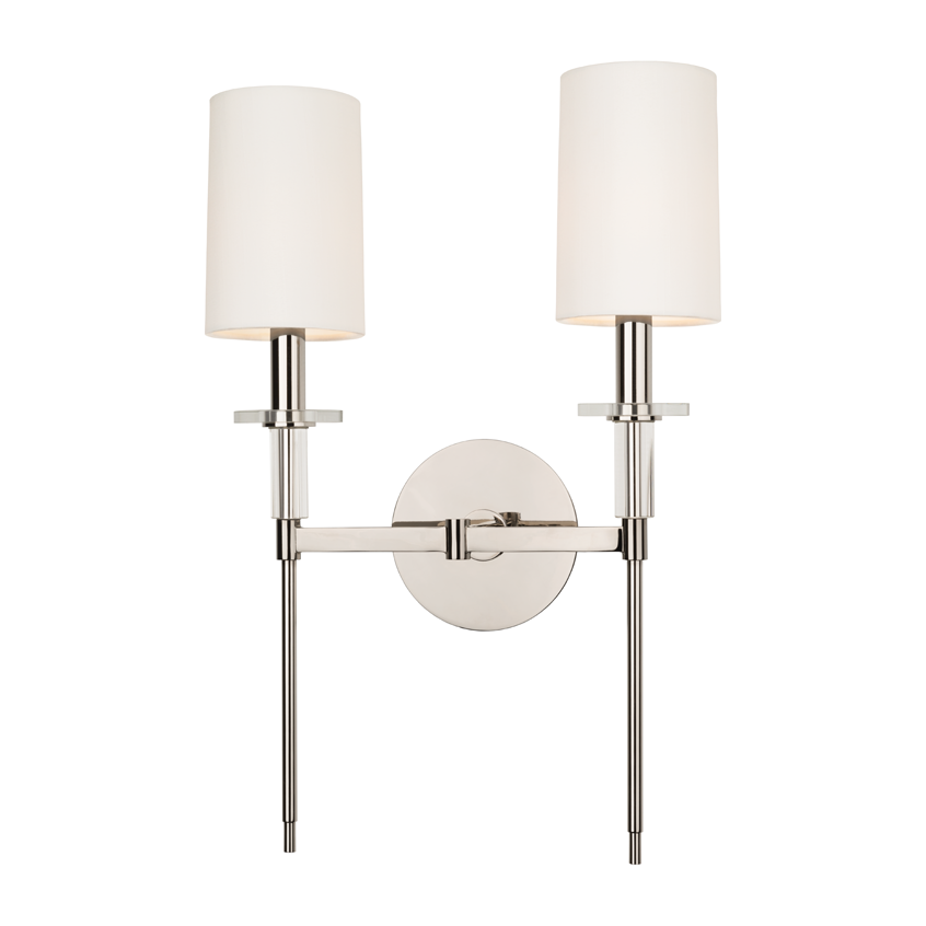 Hudson Valley Lighting Amherst 2 Light 13 inch Wall Sconce Wall Light