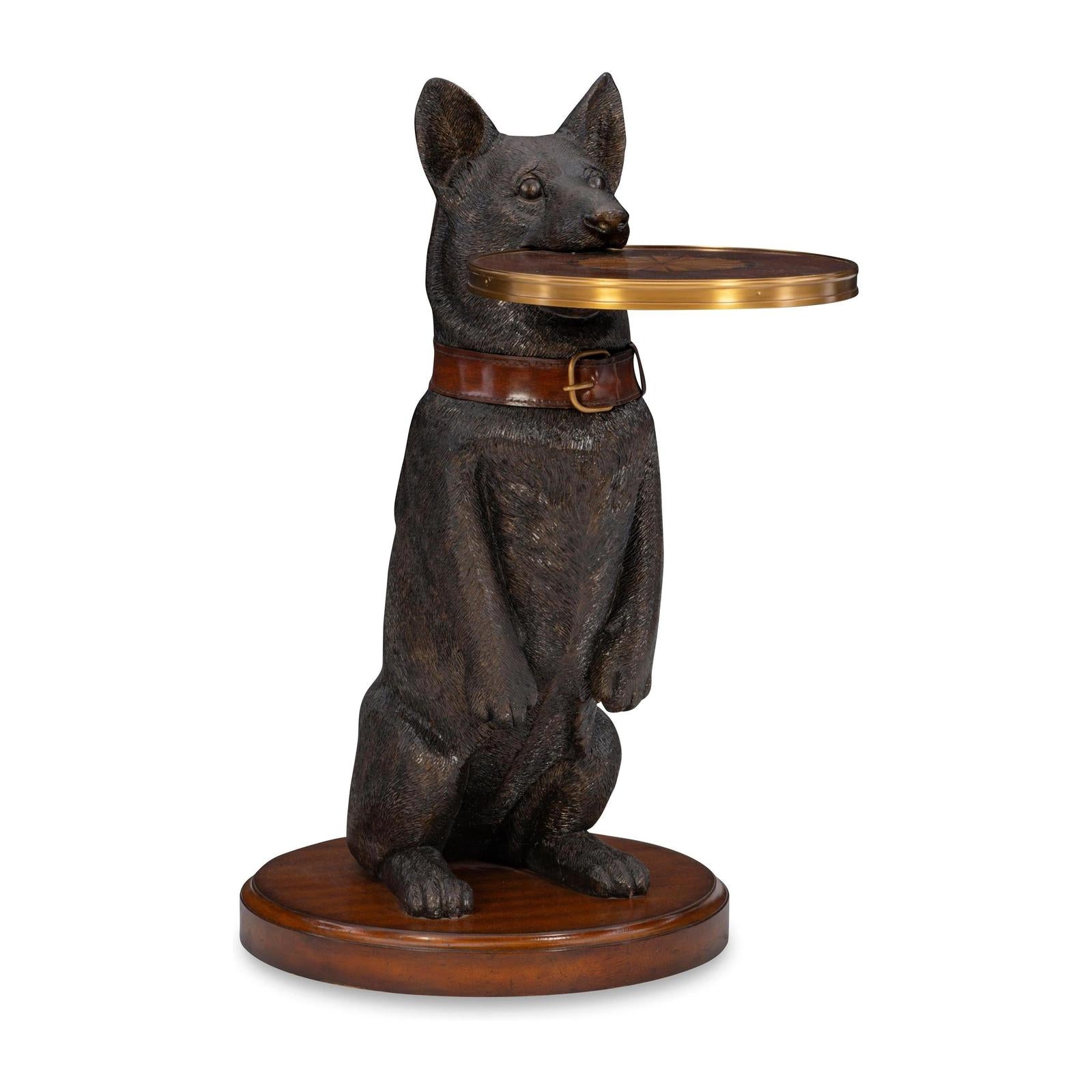 Maitland Smith Corgi Accent Table