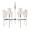 Hudson Valley Lighting Amherst 8 Light 32 inch Polished Nickel Chandelier Ceiling Light