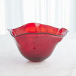 Global Views Deep Red Organic Bowl DSC