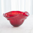 Global Views Deep Red Organic Bowl DSC