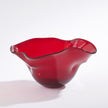 Global Views Deep Red Organic Bowl DSC