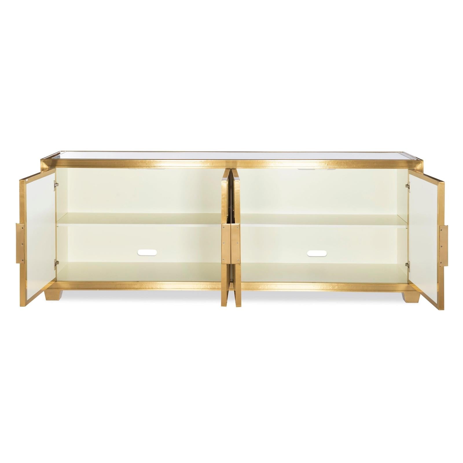 Maitland Smith Selenite Credenza
