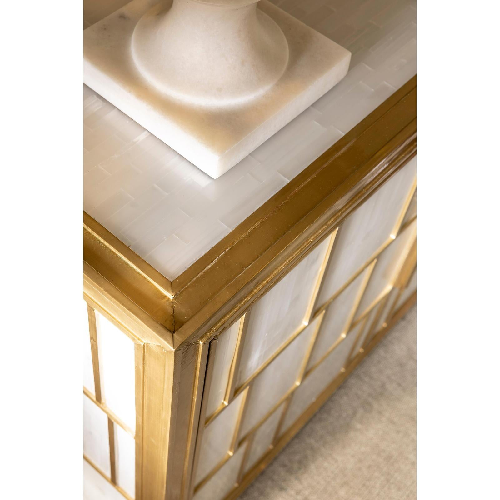 Maitland Smith Selenite Credenza