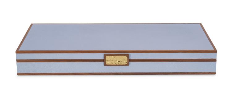Maitland Smith Light Blue Stacking Boxes