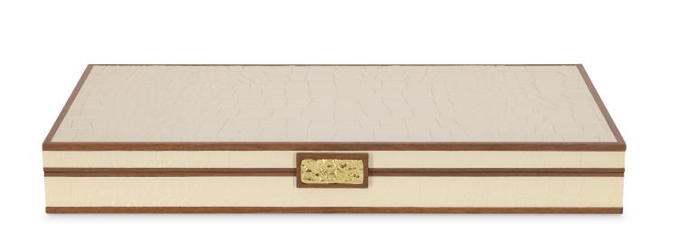 Maitland Smith Cream Stacking Boxes