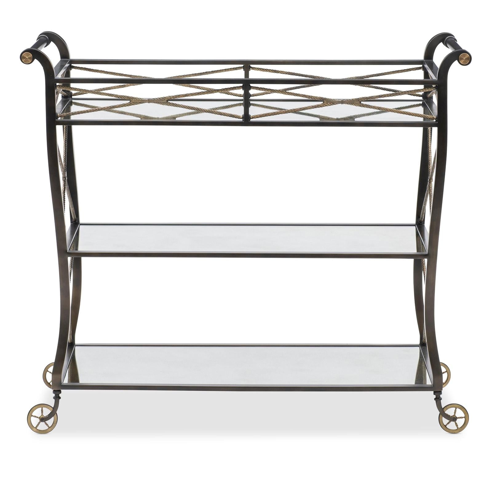 Maitland Smith Belvedere Bar Cart