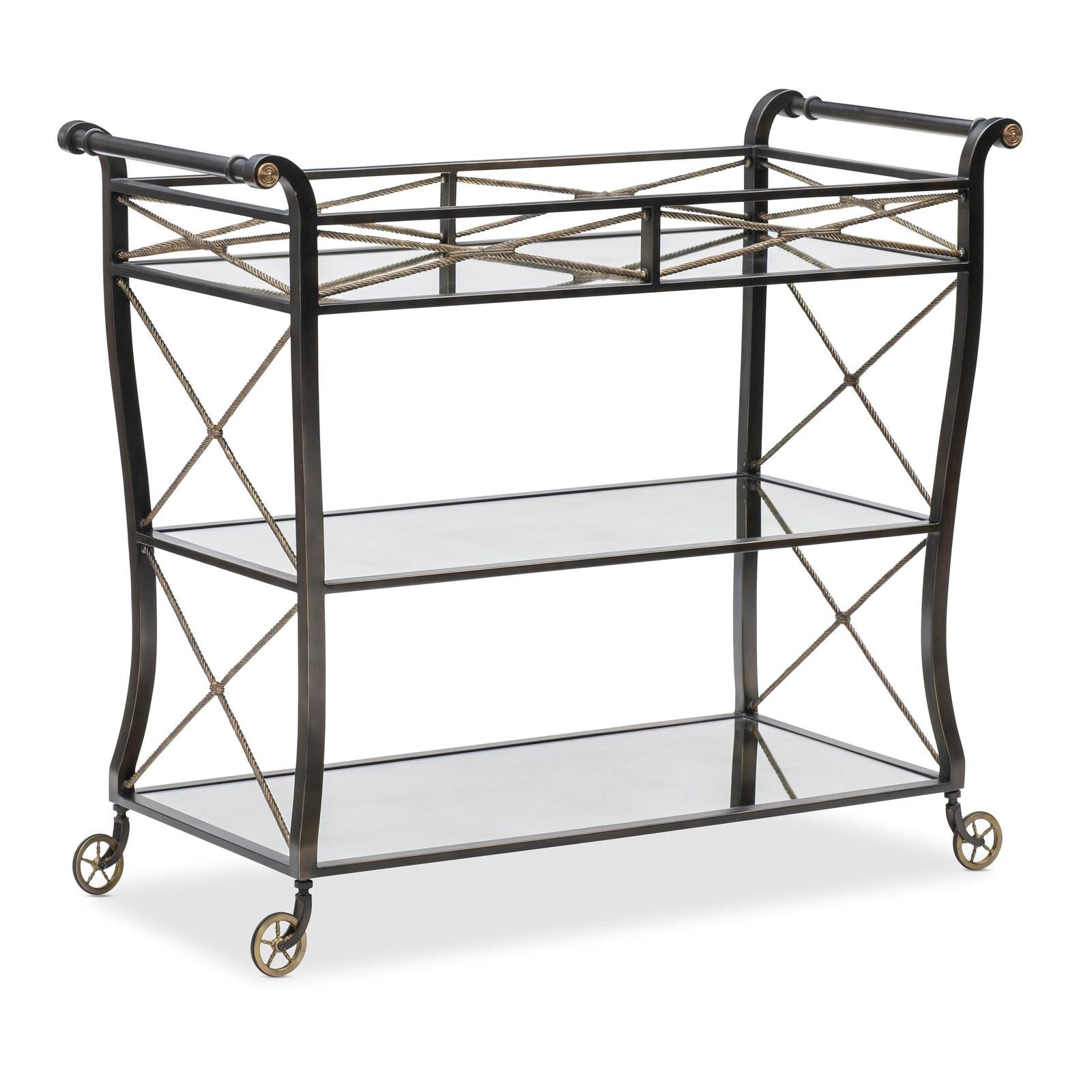 Maitland Smith Belvedere Bar Cart