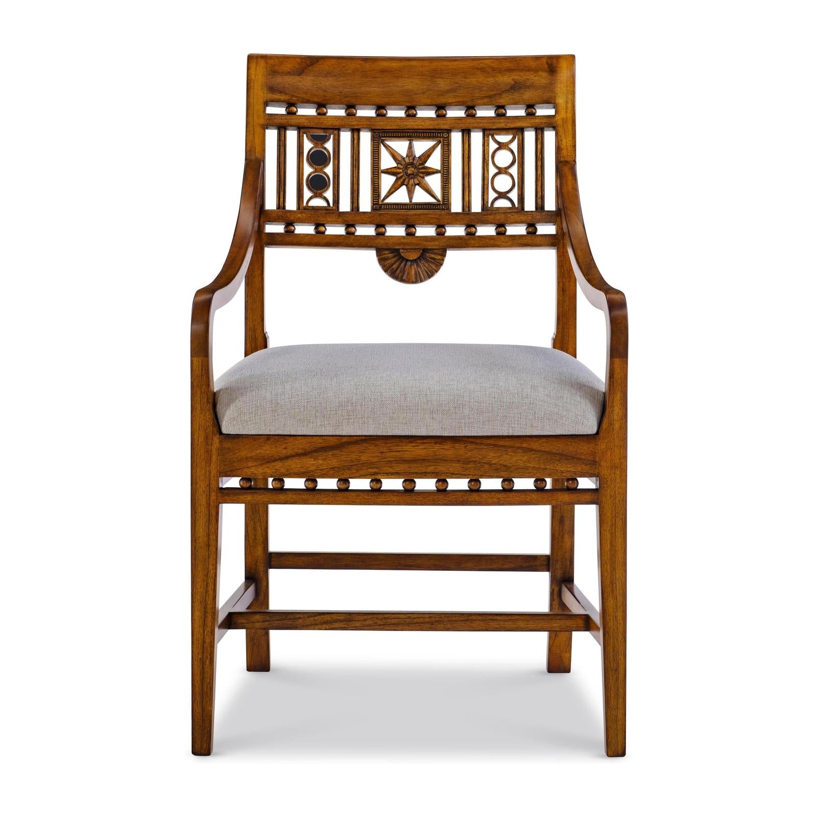 Maitland Smith Dahlia Arm Chair