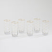 Global Views Celebration Highball Glasses Set of 6