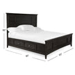 Magnussen Home Westley Falls Graphite Panel Bed