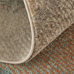 Feizy Eden 39QTF Modern Abstract Rug in Brown/Tan/Blue