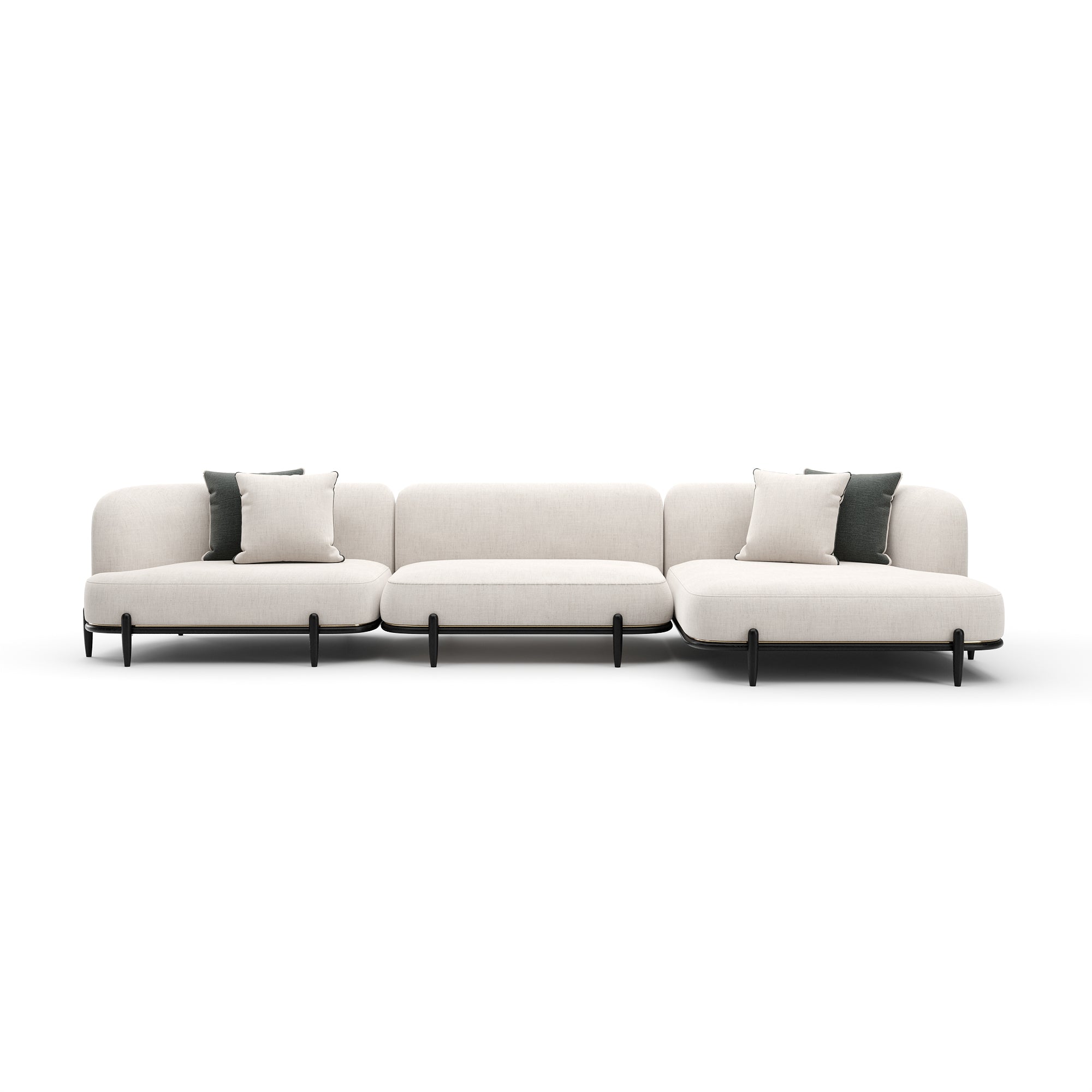 Caracole Madera Sectional